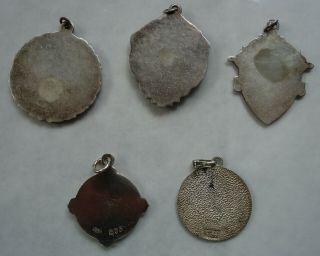 Vintage / Antique SILVER FOBS Hallmarked and 2