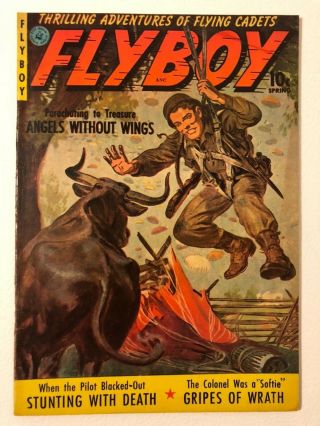 Flyboy 1 1952 Golden Age Comic.  Ziff Davis Gd/vg