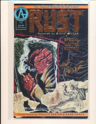 Rust 1 (1992) Full Page Ad Todd Mcfarlane 