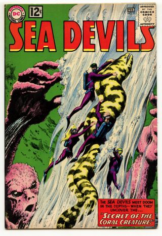 Jerry Weist Estate: Sea Devils 9 (dc 1963) Vf No Res