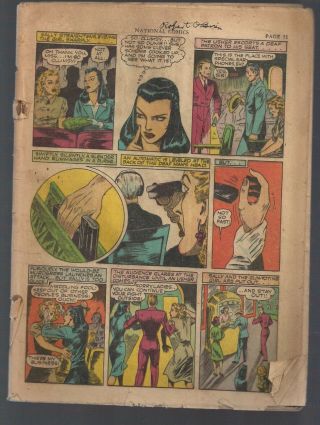 National Comics 17 Quality 1941 Quicksilver Sally O 