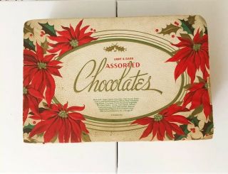 Midcentury Chocolate Box Antique Vintage 1950s Christmas Nostalgia