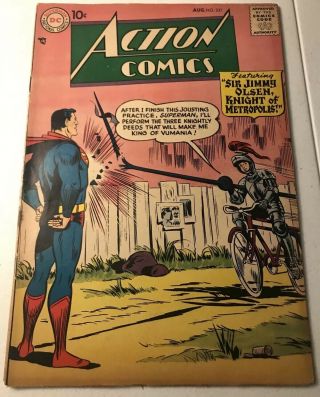 Dc Comic’s Action Comics 231 - 1957 Superman Grade Read