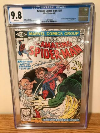 Spider - Man 217 - Cgc 9.  8 (first Appearance Of Mud - Thing)