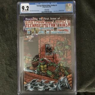 Teenage Mutant Ninja Turtles 1 Rare 4th Print Cgc 9.  2 First Tmnt And Shredder
