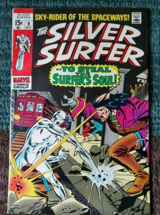 1969 Marvel Comics The Silver Surfer 9 By Stan Lee John Buscema Wh Worth A Cgc