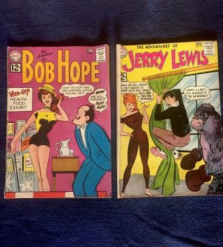 Dc National Comics The Adventures Of Bob Hope No.  74,  And Jerry Lewis No.  69