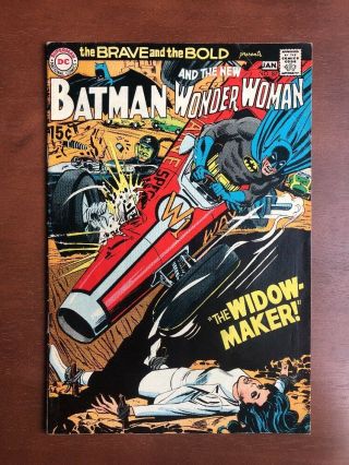 The Brave And The Bold 87 (1969) 7.  0 Fn Dc Key Issue Batman Wonder Woman Silver