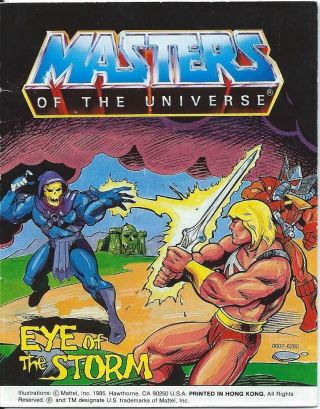 He - Man Motu Mini Comic Eye Of The Storm Rare Promo Giveaway Masters Universe