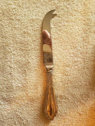 Vintage Sheffield Made In England Sterling Silver 925 Handle Cheese Knife