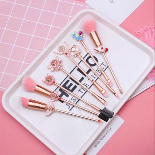 Cardcaptor Card Captor Sakura Clear Cards Makeup Cosmetic Foundation Brush Wands