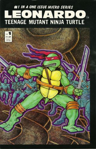 Leonardo: Teenage Mutant Ninja Turtle 1 Shot (1986) Mirage Nm Eastman Laird