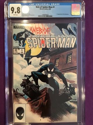Web Of Spider - Man 1 Cgc 9.  8 1st Appearance Of The Vulturions,  White Pages,  Hot