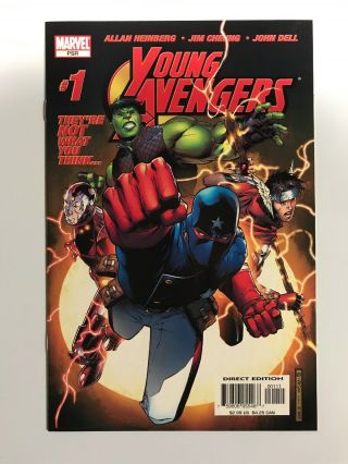 Young Avengers 1 Marvel Comics 2005 1st Kate Bishop Hawkeye Hulkling