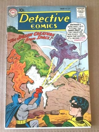 Comic Book Detective 277 Dc 1960 Batman & Robin 10 Cent Higher Grade