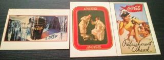 Vintage Coca Cola Collectible Postcards