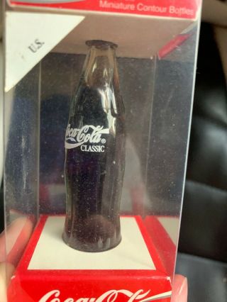 Coca Cola Mini Bottle Classic Vintage Rare 2
