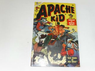 Apache Kid 12 Feb 1955 Atlas Western Comic Fine
