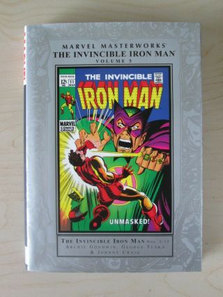 Marvel Masterworks The Invincible Iron Man Volume 5,  Hardcover 1st Printing Oop
