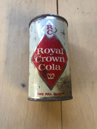 Royal Crown Cola; Columbus,  Ga; Flat Top / Solid Top Steel Soda Pop Can