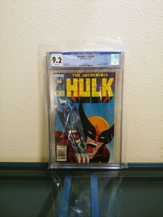 The Incredible Hulk 340 (feb 1988,  Marvel) Cgc 9.  2 Newsstand Upc Classic Cover