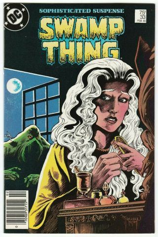 Saga Of The Swamp Thing 33 Feb 1985 Nm - 9.  2 Dc Comics Alan Moore Hos Homage