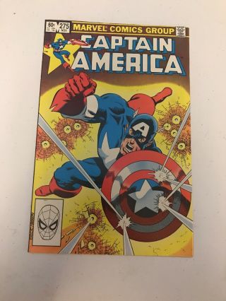Captain America 275.  First Appearance Of Baron Zemo Ii.  Movie.
