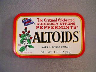 Altoids Metal Tin Box Empty Made In Great Britain