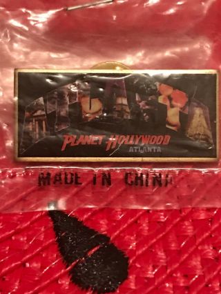 Planet Hollywood Pin From Atlanta Georgia - New& Unique In Bag