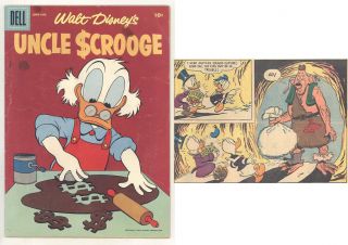 1956 Uncle Scrooge 14.  Cookie Dough Cover & Barks Classic Story
