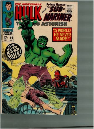 Tales To Astonish 95 Sub - Mariner Hulk High Evolutionary Vf -