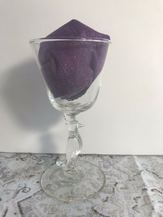 Old Crow Whiskey Wine Glass
