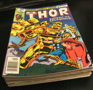 Big Run Of 26 Thor: 283 - 302,  306 - 7,  333,  Anns.  7,  8,  9 (vf, ) Bright & Glossy