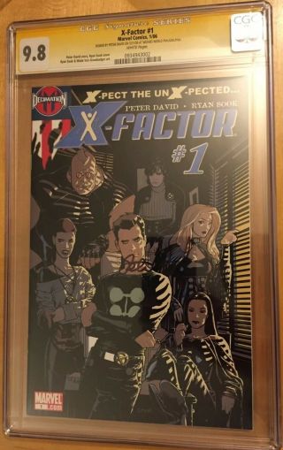 X - Factor 1 (volume 3) Cgc Signature Series Peter David 9.  8 First Print