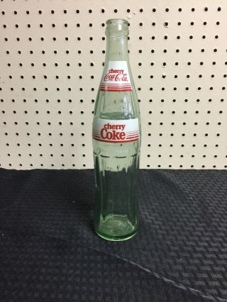 Vintage Coca Cola Cherry Coke Pint Glass Bottle