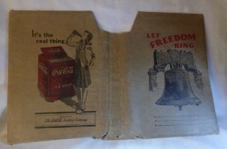 1940 Coca Cola Book Cover Let Freedom Ring Liberty Bell It 