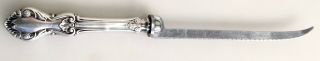 Antique Sterling Silver Serrated Filet Tomato Melon Knife Whiting Mfg.