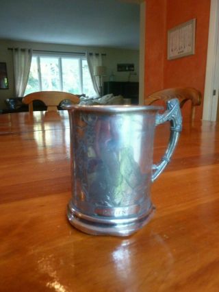 Vintage Silverplate Cup Patience Rewarded 1885 Birds James Tufts Boston