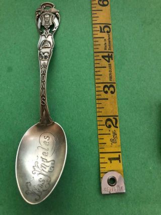Antique Sterling Silver Spoon Los Angeles Aaonms Shriners Masons 22 Grams