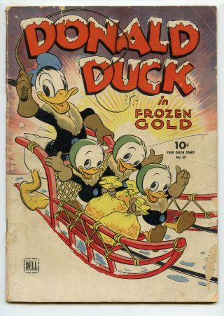 Jerry Weist Estate: Four Color Comics 62 Donald Duck In Frozen Gold 1945 Barks