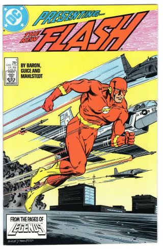 Presenting The Flash 1 Copper Age Dc Comics 1987 Nm -