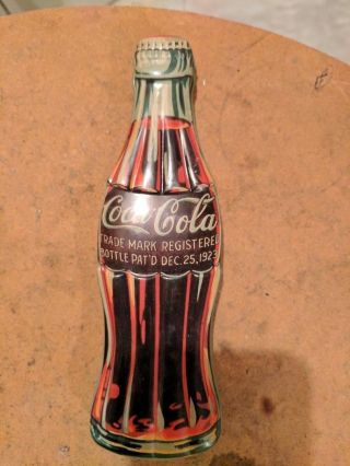 Nm Vintage 1996 Coca - Cola " Dec 25,  1923 " Bottle Tin
