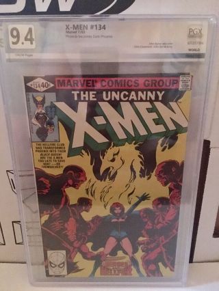 The Uncanny X - Men 134.  Pgx 9.  4.  First Dark Phoenix