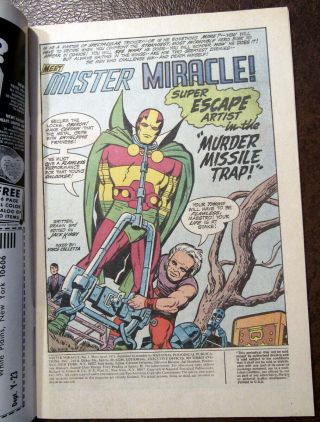 Jack Kirby MR MIRACLE 1971 Set Issues 1,  11,  12,  13,  15,  16,  17 F,  /VF,  DC Comics 3