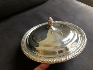 Epc Vintage Silver Plated Serving Dish With Lid