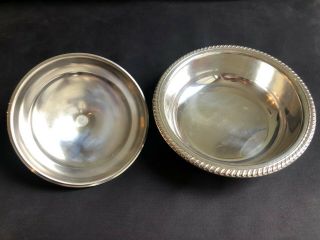 EPC Vintage Silver Plated serving dish with lid 2