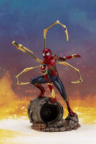 Kotobukiya Avengers Infinity War Iron Spider - Man ArtFx,  1/10 Scale Statue 2