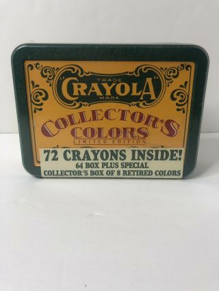 Crayola Collector’s Colors Limited Edition Tin With 72 Crayons Factory