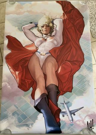 Dc Comics Power Girl Adam Hughes Poster Jsu Classified 1