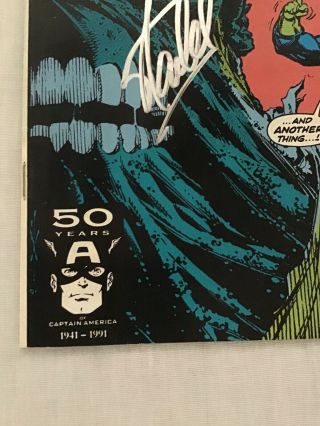 The Incredible Hulk Comic 384 Signed By Stan Lee In The Zone Authentics 6